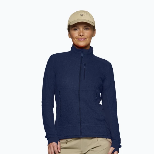 Zdjęcie produktu Bluza polarowa damska NORRONA Falketind Warm1 Active indigo night Norrøna Granatowy