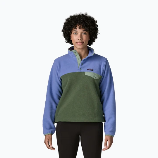 Zdjęcie produktu Bluza polarowa damska Patagonia Lightweight Synchilla Snap-T Pullover canopy green