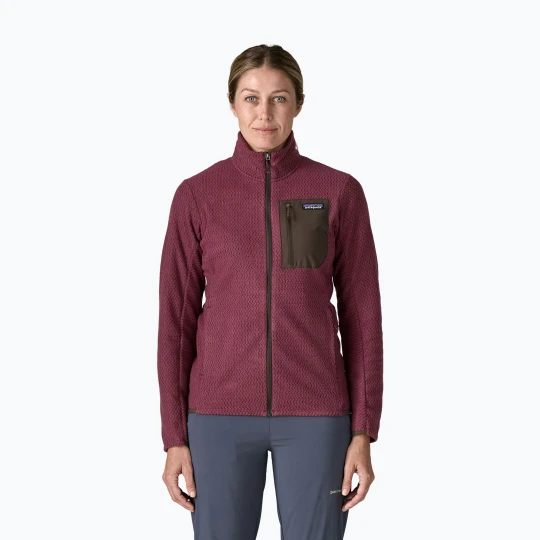 Zdjęcie produktu Bluza polarowa damska Patagonia R1 Air berry fig Bordowy