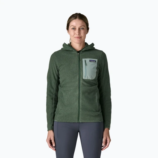 Zdjęcie produktu Bluza polarowa damska Patagonia R1 Air Full-Zip Hoody canopy green