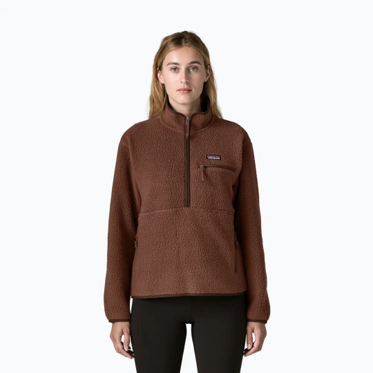 Zdjęcie produktu Bluza polarowa damska Patagonia Retro Pile Marsupial berm brown Zielony