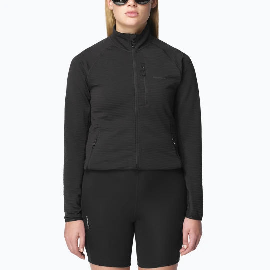 Zdjęcie produktu Bluza polarowa damska Salomon Lightwarm Full Zip deep black