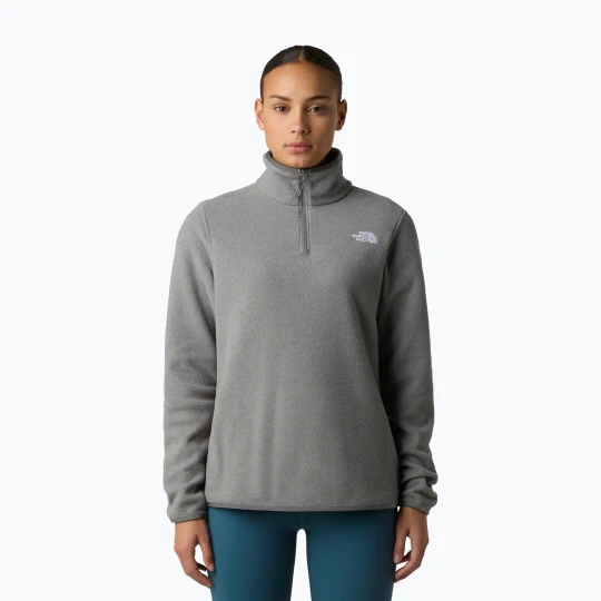 Zdjęcie produktu Bluza polarowa damska The North Face Glacier Fleece 1 / 4 Zip mid grey heather