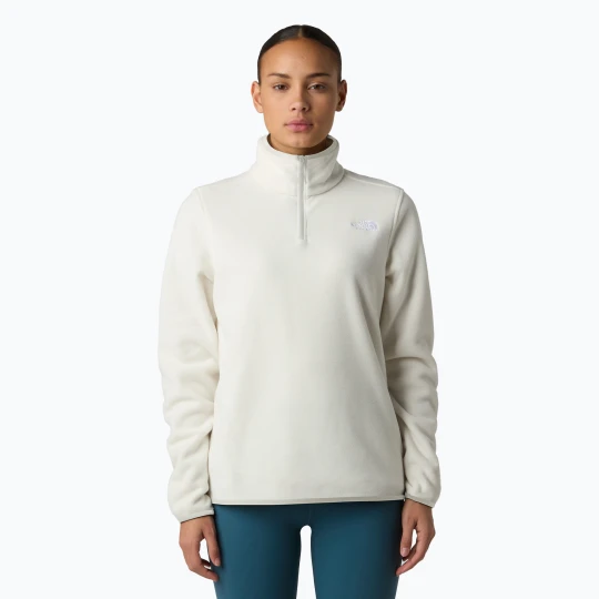 Zdjęcie produktu Bluza polarowa damska The North Face Glacier Fleece 1 / 4 Zip white dune