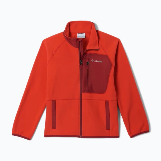 Zdjęcie produktu Bluza polarowa dziecięca Columbia Fast Trek V Full Zip super sonic / red oxide