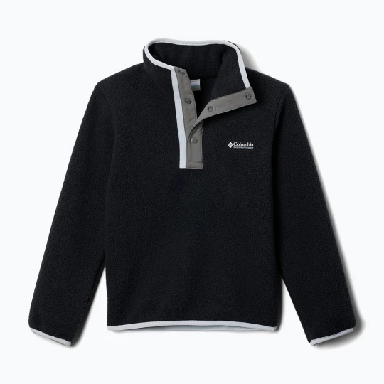 Zdjęcie produktu Bluza polarowa dziecięca Columbia Halvetia II Half Snap Fleece black / city grey