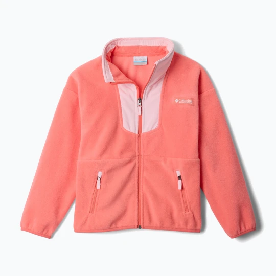 Zdjęcie produktu Bluza polarowa dziecięca Columbia Sequoia Grove Full Zip Fleece hot coral / satin pink