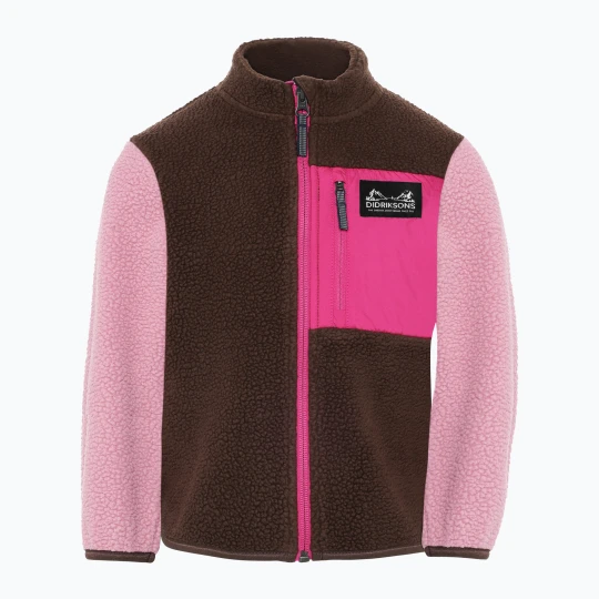 Zdjęcie produktu Bluza polarowa dziecięca Didriksons Anten 2 Fz oyster pink