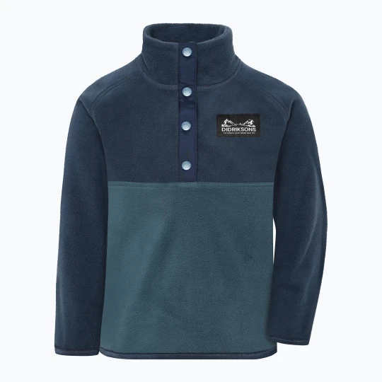 Zdjęcie produktu Bluza polarowa dziecięca Didriksons Monte 6 Half Button mountain blue