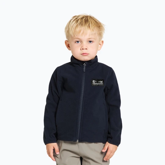 Zdjęcie produktu Bluza polarowa dziecięca Didriksons Muskot dark night blue Granatowy