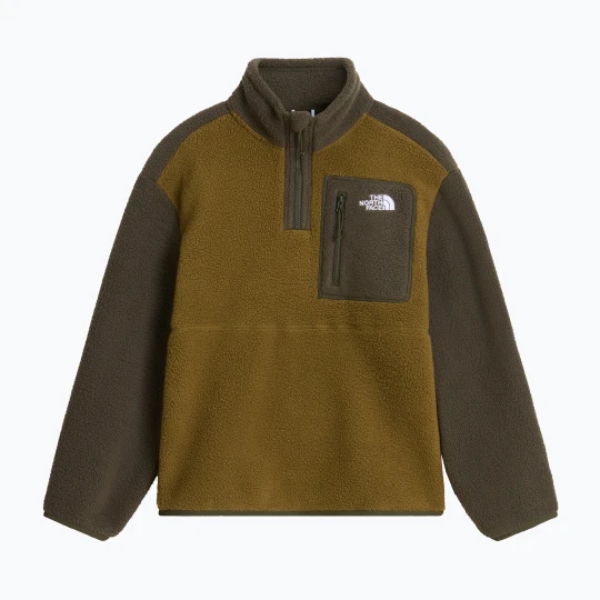 Zdjęcie produktu Bluza polarowa dziecięca The North Face Yumiori 1 / 4 Zip caraway seed / ne Brązowy