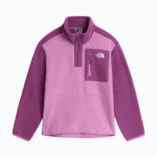 Zdjęcie produktu Bluza polarowa dziecięca The North Face Yumiori 1 / 4 Zip hushed lavender Fioletowy