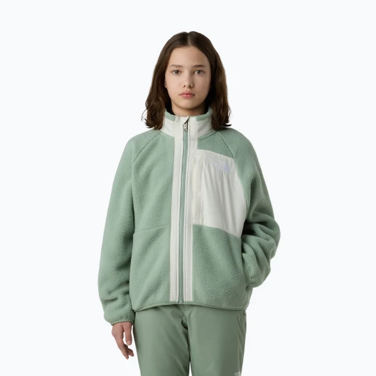 Zdjęcie produktu Bluza polarowa dziecięca The North Face Yumiori Full Zip slate moss / white dune Zielony