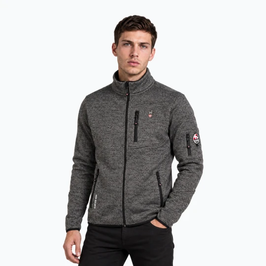 Zdjęcie produktu Bluza polarowa męska Aulp Navoy Melanged Knit anthracite 1 Szary