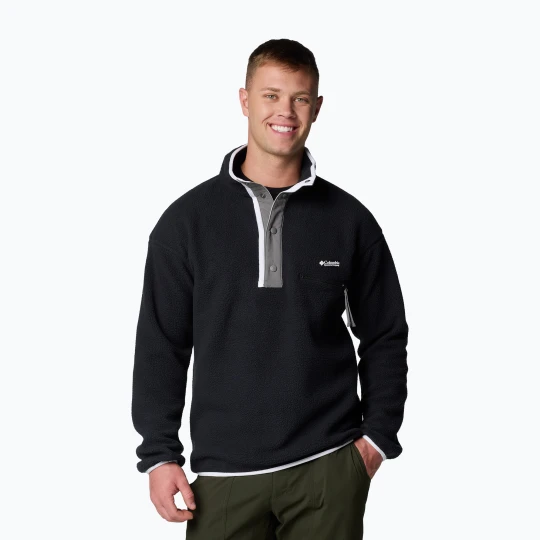 Zdjęcie produktu Bluza polarowa męska Columbia Helvetia II Half Snap Fleece black