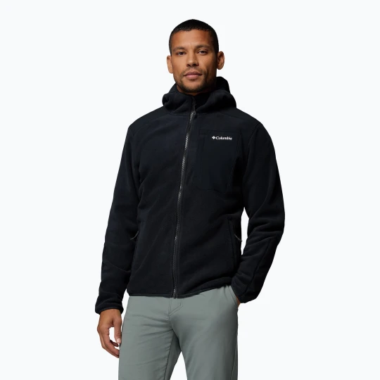 Zdjęcie produktu Bluza polarowa męska Columbia Pacific Arch 200 Hooded FZ Fleece Black