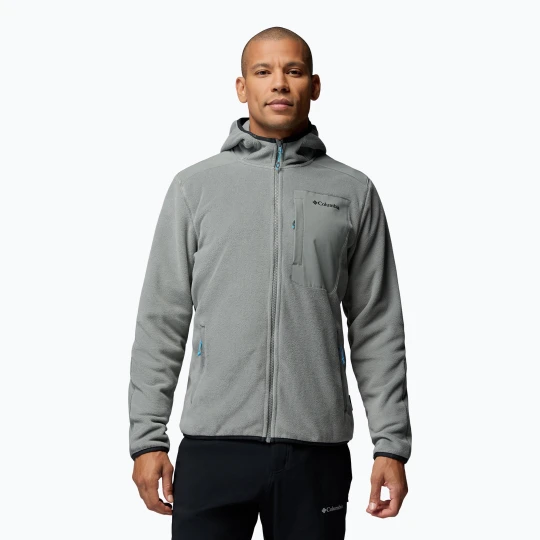 Zdjęcie produktu Bluza polarowa męska Columbia Pacific Arch 200 Hooded FZ Fleece Sedona Sage Szary