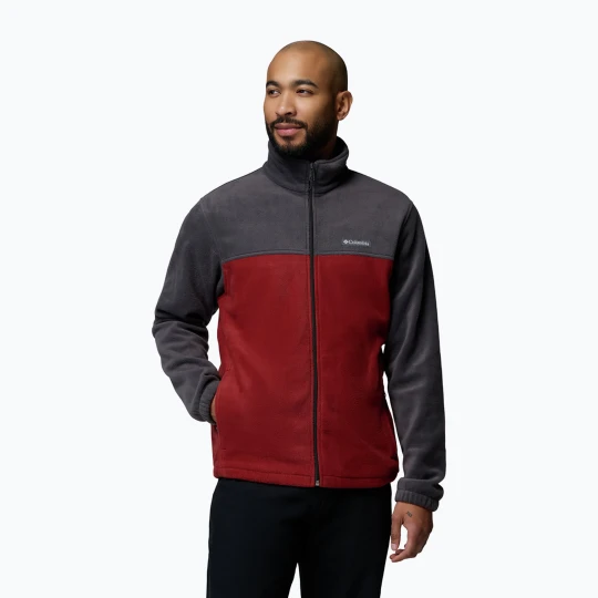 Zdjęcie produktu Bluza polarowa męska Columbia Steens Mountain Full Zip 2.0 Shark / Red Oxide Bordowy