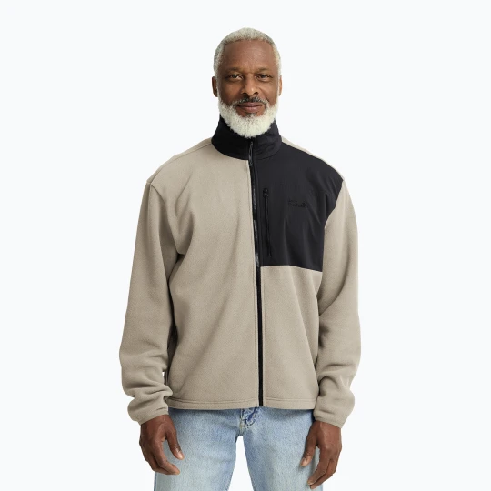 Zdjęcie produktu Bluza polarowa męska Jack Wolfskin Sumetro Full Zip oyster Beżowy