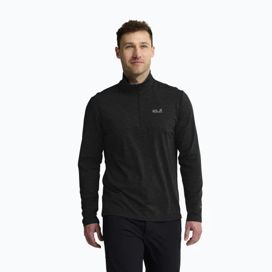Zdjęcie produktu Bluza polarowa męska Jack Wolfskin Trail Half Zip black