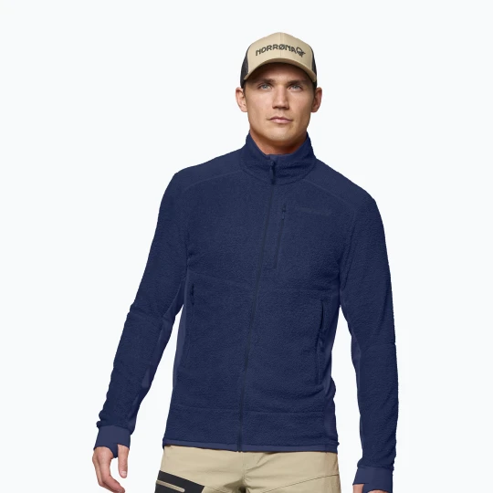 Zdjęcie produktu Bluza polarowa męska NORRONA Falketind Warm1 Active indigo night Norrøna Granatowy