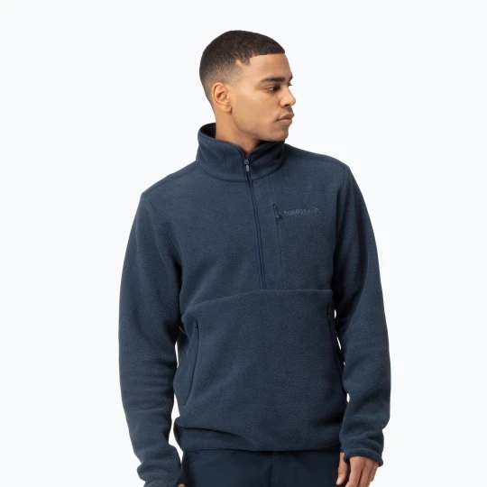 Zdjęcie produktu Bluza polarowa męska NORRONA Femund Warm2 Zip Neck indigo night Norrøna Granatowy