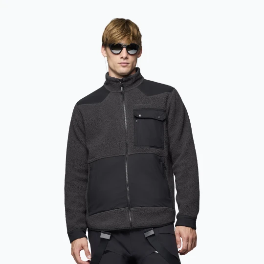 Zdjęcie produktu Bluza polarowa męska Norrona Tamok Warm3 phantom / caviar black Norrøna