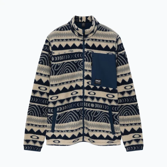 Zdjęcie produktu Bluza polarowa męska Oakley Mountain Fire Sherpa abyss norway pattern Szary