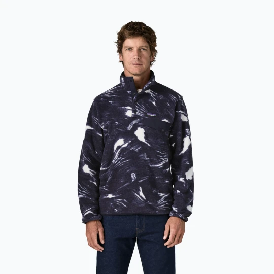 Zdjęcie produktu Bluza polarowa męska Patagonia Lightweight Synchilla Snap-T Pullover polar breeze: sunken blue Granatowy