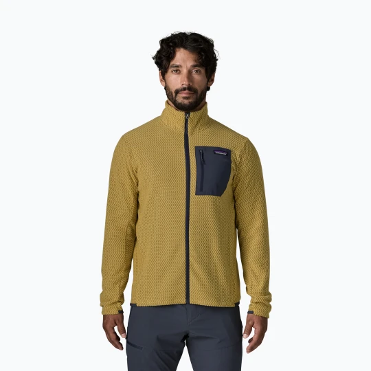 Zdjęcie produktu Bluza polarowa męska Patagonia R1 Air lynx tan Żółty