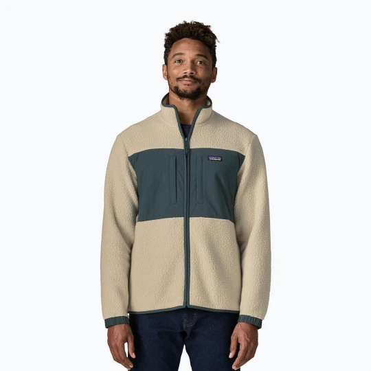 Zdjęcie produktu Bluza polarowa męska Patagonia Retro Pile Patch pelican Beżowy
