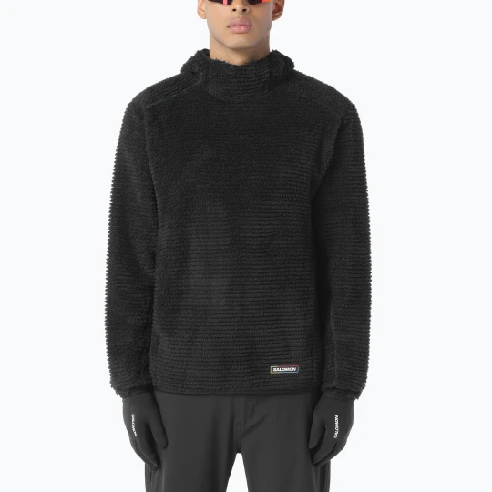 Zdjęcie produktu Bluza polarowa męska Salomon Thernova Fleece Hoodie deep black