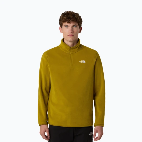 Zdjęcie produktu Bluza polarowa męska The North Face Glacier Fleece 1 / 4 Zip deep dijon Żółty
