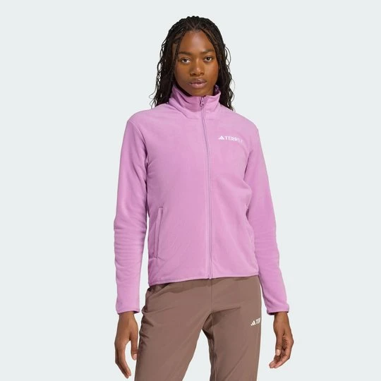 Zdjęcie produktu Bluza polarowa Multi Essentials z suwakiem na całej długości Adidas Preloved Purple