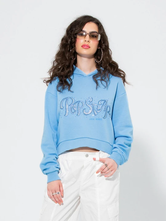 Zdjęcie produktu Bluza popstar rhinestones Local Heroes