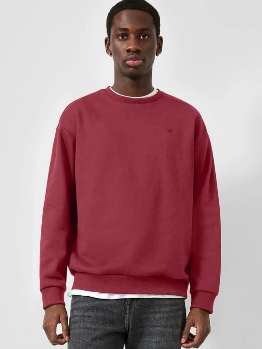 Zdjęcie produktu Bluza z haftowanym logo QS czerwony