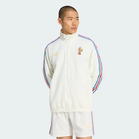 Zdjęcie produktu Bluza reprezentacyjna Francja Rugby 120 Years Crunch Adidas Off White