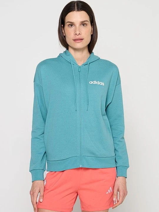 Zdjęcie produktu Bluza rozpinana Adidas turkusowy