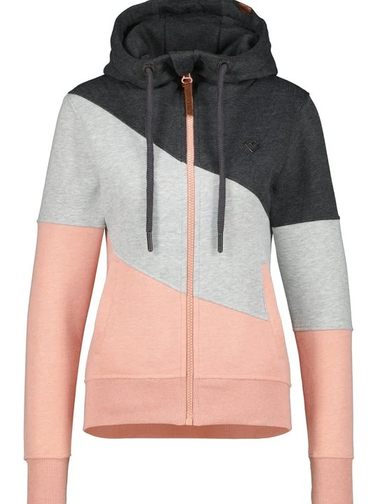 Zdjęcie produktu Bluza rozpinana ALIFE & Kickin jasnoróżowy melanż