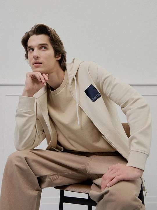 Zdjęcie produktu Bluza rozpinana Armani Exchange mleczny