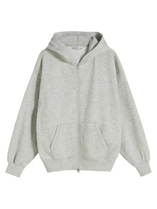Zdjęcie produktu Bluza rozpinana Bershka szary