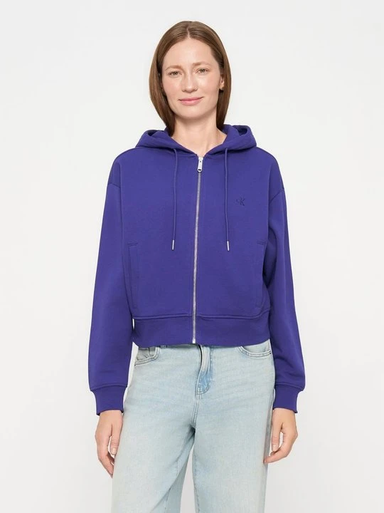Zdjęcie produktu Bluza rozpinana Calvin Klein Jeans fioletowy