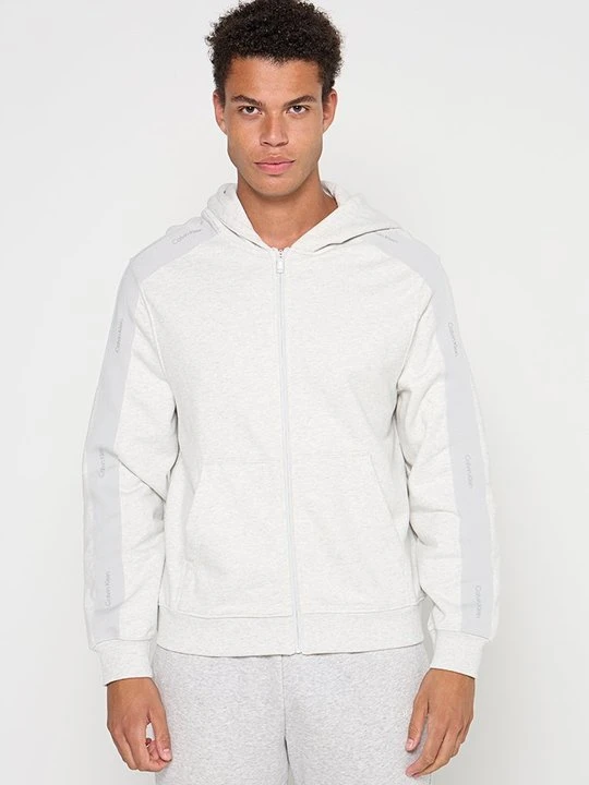 Zdjęcie produktu Bluza rozpinana Calvin Klein jasnoszary