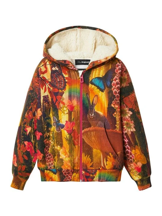 Zdjęcie produktu Bluza rozpinana Desigual pomarańczowy