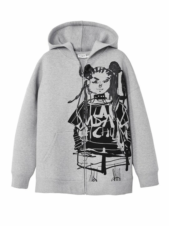 Zdjęcie produktu Bluza rozpinana Desigual szary