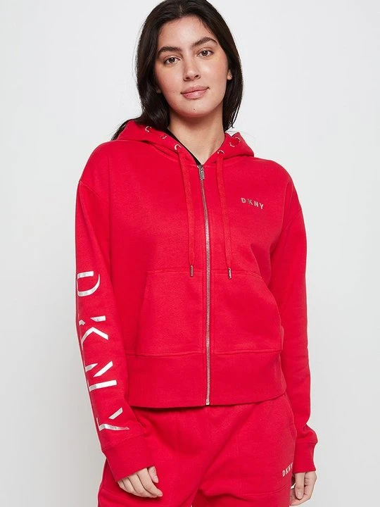 Zdjęcie produktu Bluza rozpinana DKNY czerwony