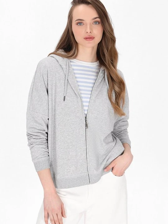 Zdjęcie produktu Bluza rozpinana Dreimaster szary