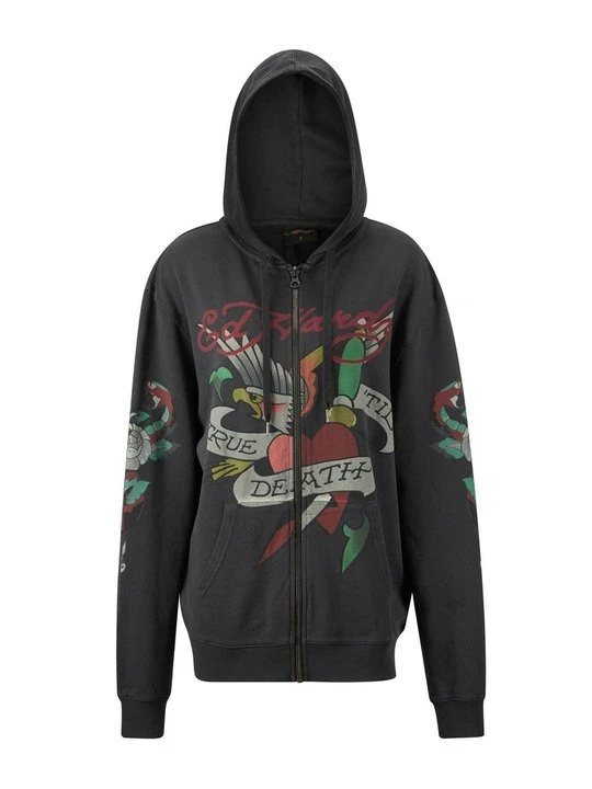 Zdjęcie produktu Bluza rozpinana Ed Hardy ciemnoszary