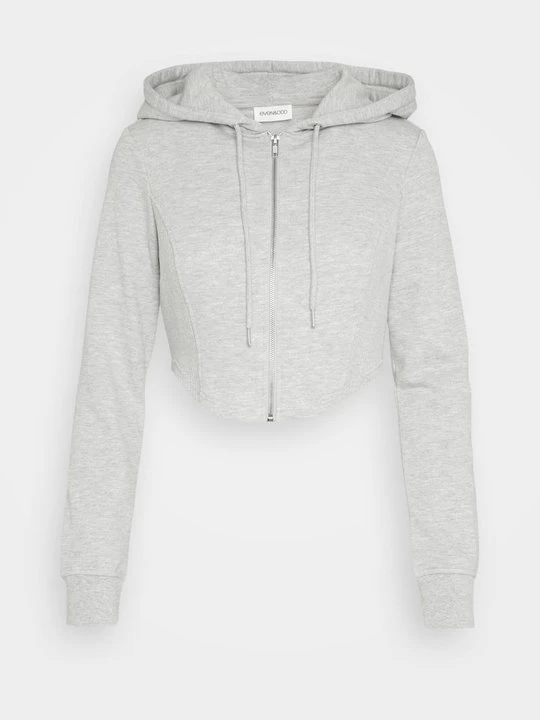 Zdjęcie produktu Bluza rozpinana Even&Odd By Zalando jasnoszary melanż