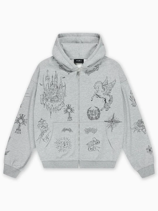 Zdjęcie produktu Bluza rozpinana FAVELA szary